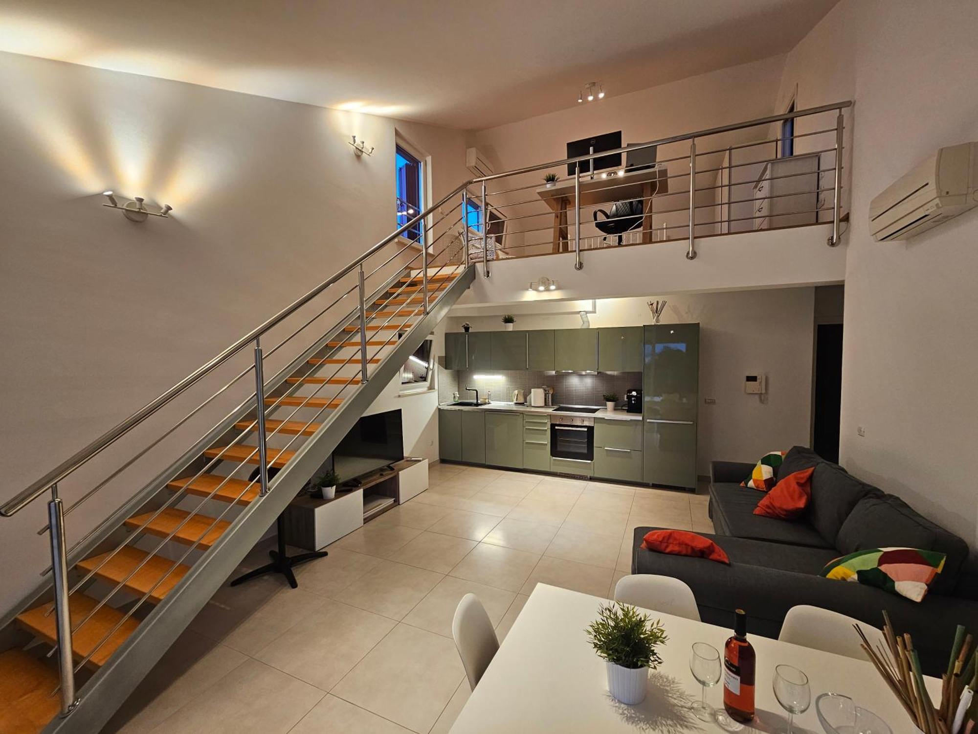 Diamond Seaview Penthouse Lägenhet Peroj